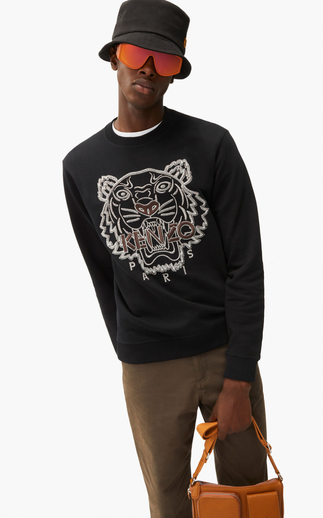 Kenzo Tiger Sweatshirt Herre - Sort DK-788049